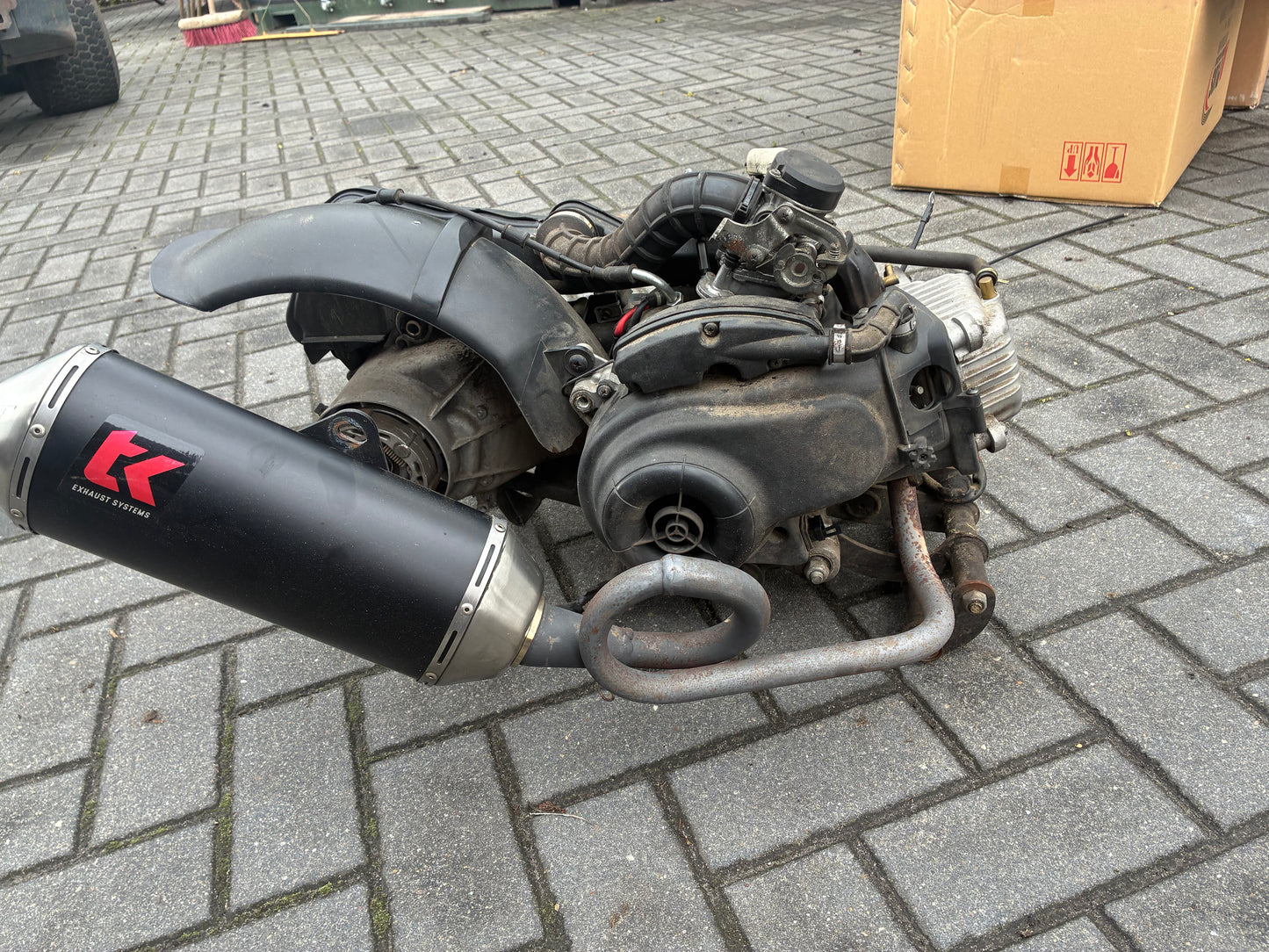 Piaggio zip 4t blok