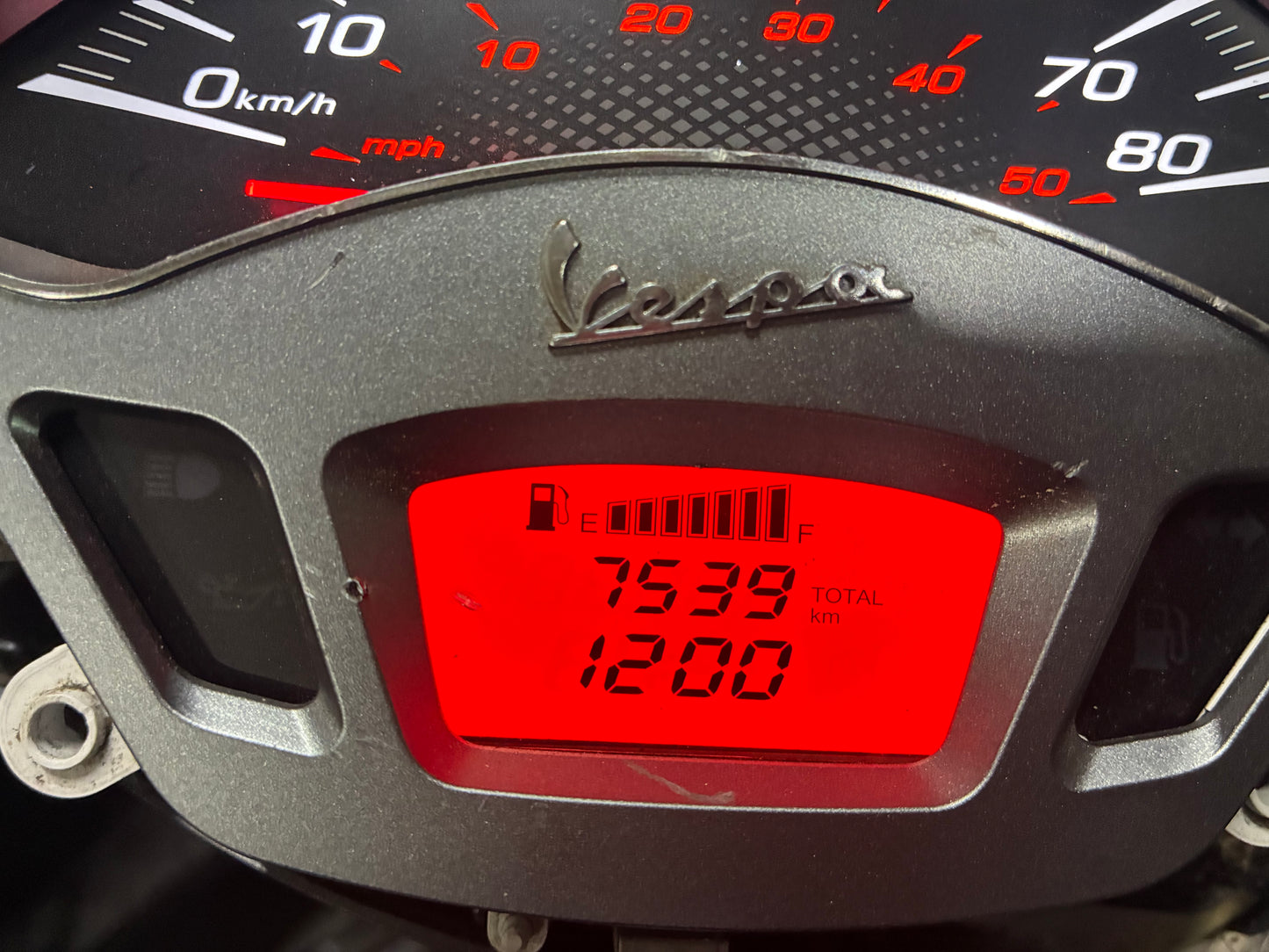 Km Teller Vespa Sprint